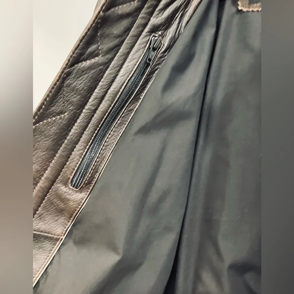 Harley-Davidson Men's Distressed Leather Motorcycle Jacket Medium 97190-10VM - Picture 14 of 15